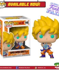 FUNKO Pop! Animation: Dragonball Z - Super Saiyan Goku With Kamehameha Wave