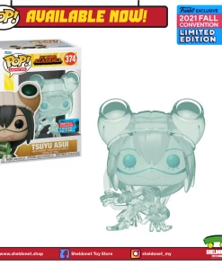 FUNKO [IN-STOCK] Pop! Animation: My Hero Academia - Tsuyu Asui (Clear) [Fall Convention Exclusive 2021]