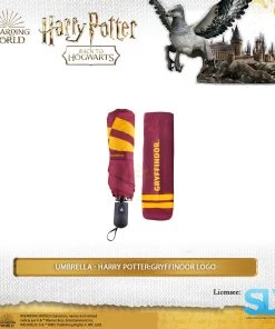 Famesbro Wizarding World Cinereplica: Umbrella - Harry Potter:Gryffindor Logo