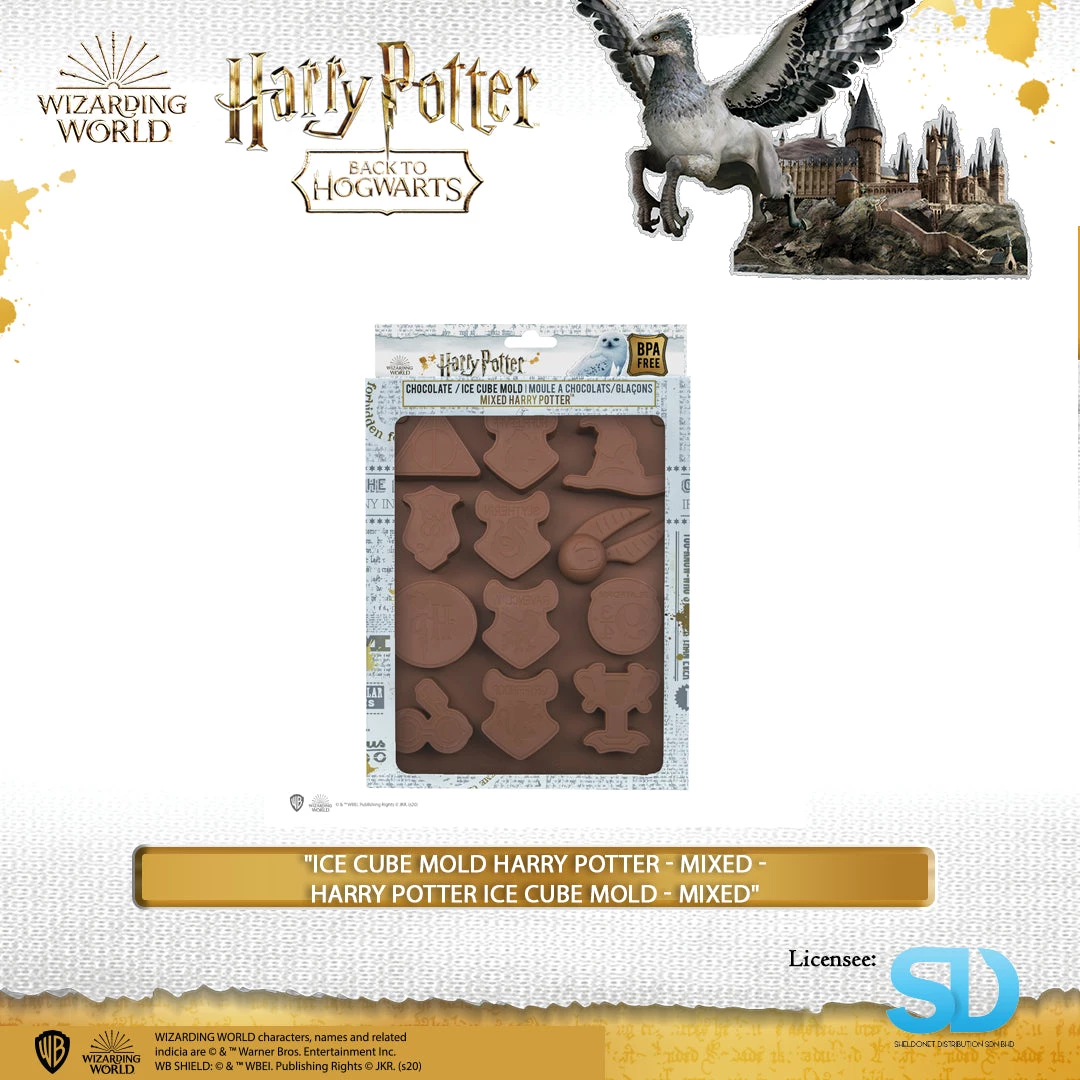 Famesbro Wizarding World Cinereplica: Ice Cube Mold Harry Potter - Mixed -Harry Potter Ice Cube Mold - Mixed 3 Famesbro Wizarding World Cinereplica: Ice Cube Mold Harry Potter - Mixed -Harry Potter Ice Cube Mold - Mixed