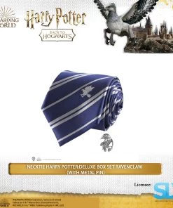 Famesbro Cinereplica: Necktie Harry Potter:Deluxe Box Set Ravenclaw (With Metal Pin)