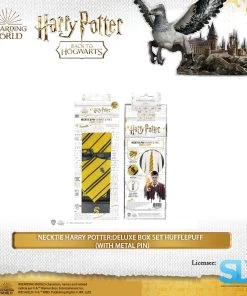 Famesbro Cinereplica: Necktie Harry Potter:Deluxe Box Set Hufflepuff (With Metal Pin) Wizarding World