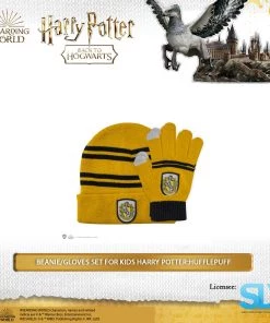 Famesbro Cinereplica: Beanie/Gloves Set For Kids Harry Potter: Hufflepuff
