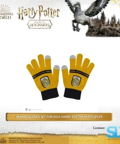 Famesbro Cinereplica: Beanie/Gloves Set For Kids Harry Potter: Hufflepuff