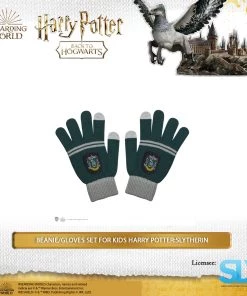 Famesbro Wizarding World Cinereplica: Beanie/Gloves Set For Kids Harry Potter: Slytherin