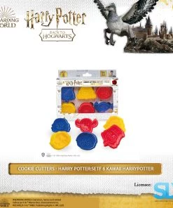 Famesbro Wizarding World Cinereplica: Cookie Cutters - Harry Potter:Set Of 6 Kawaii Harry Potter