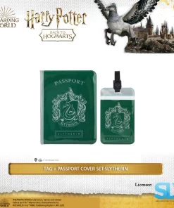 Famesbro Cinereplica: Tag + Passport Cover Set:Slytherin
