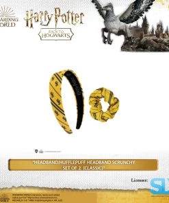 Famesbro Wizarding World Cinereplica: Headband: Hufflepuff Headband Scrunchy Set Of 2 (Classic)