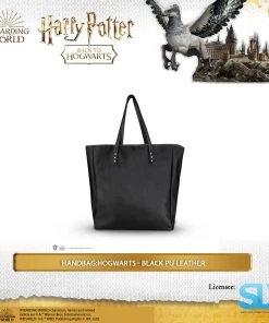 Famesbro Wizarding World Cinereplica: Handbag:Hogwarts - Black PU Leather