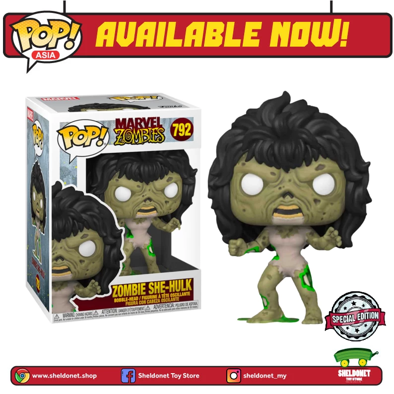 FUNKO Pop! Marvel : Marvel Zombies - She-Hulk (Exclusive) 3 FUNKO Pop! Marvel : Marvel Zombies - She-Hulk (Exclusive)