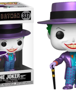 FUNKO Pop! Heroes: Batman 1989 - Joker With Hat (Metallic) [Exclusive]