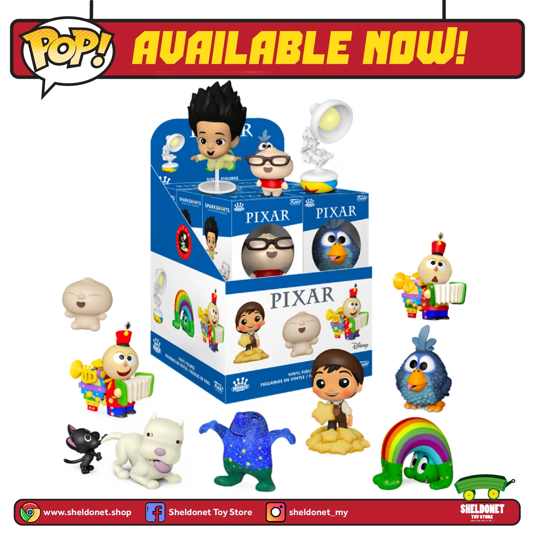 FUNKO Mini Vinyl Figures: Pixar Shorts 3 FUNKO Mini Vinyl Figures: Pixar Shorts