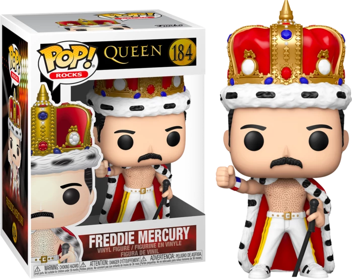 FUNKO Pop! Rocks: Queen - Freddie Mercury King 3 FUNKO Pop! Rocks: Queen - Freddie Mercury King