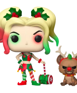 FUNKO Pop! & Buddy: DC Holiday - Harley Quinn With Helper