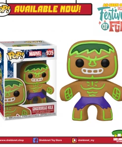 FUNKO Pop! Marvel: Holiday - Hulk (Gingerbread Man)