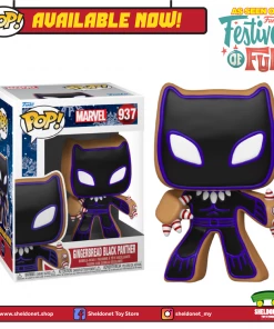 FUNKO Pop! Marvel: Holiday - Black Panther (Gingerbread Man)