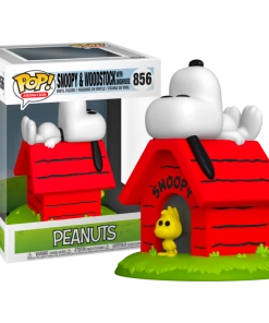 FUNKO Pop! Deluxe : Peanuts - Snoopy With Woodstock With Dog House