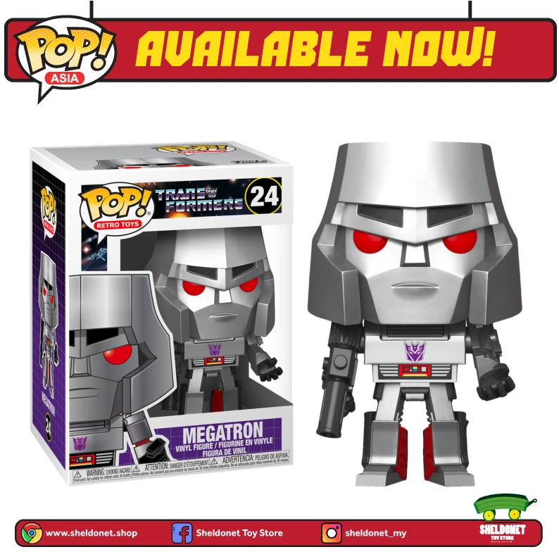 FUNKO Pop! Retro Toys: Transformers (1984) - Megatron 3 FUNKO Pop! Retro Toys: Transformers (1984) - Megatron