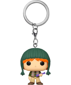 FUNKO Pocket Pop! Keychain: Harry Potter Holiday - Ron Weasley