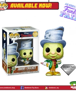 FUNKO Pop! Disney: Pinocchio - Street Jimmy Cricket (Diamond Glitter) [Exclusive]