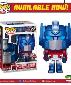 FUNKO Pop! Retro Toys: Transformers (1984) - Optimus Prime (Metallic) [Exclusive]