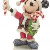 Enesco: Disney Traditions: Mickey Mouse With Candy Cane