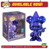 FUNKO Pop! Disney (Artist Series): Fantasia 80th Anniversary - Sorcerer Mickey (Blue) With Choice Of Pop! Protector (Exclusive)
