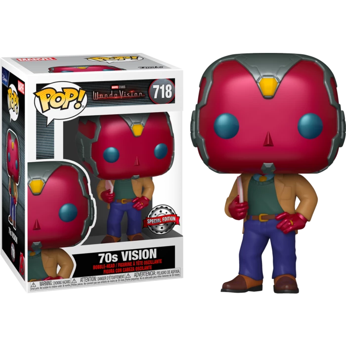 FUNKO Pop! Marvel: Wandavision - 70's Vision (Exclusive) 3 FUNKO Pop! Marvel: Wandavision - 70's Vision (Exclusive)