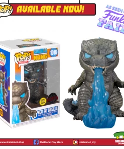 FUNKO [IN-STOCK] Pop! Movies: Godzilla VS Kong - Godzilla (Heat Ray) (Glow In The Dark) [Exclusive]