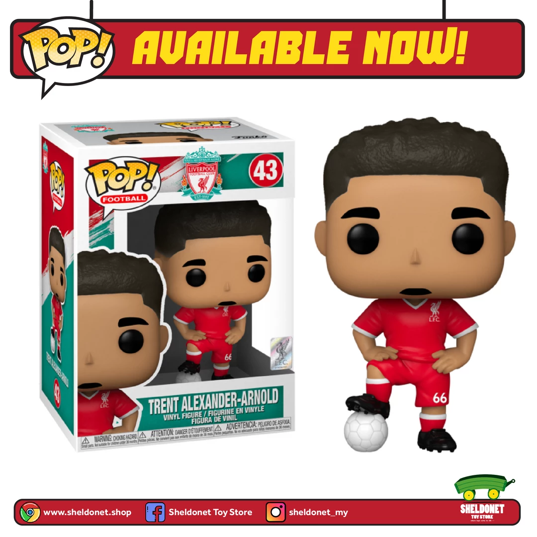 FUNKO Pop! Football: Liverpool - Trent Alexander-Arnold 3 FUNKO Pop! Football: Liverpool - Trent Alexander-Arnold