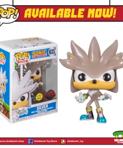 FUNKO Pop! Games: Sonic 30th Anniversary - Silver (Glow In The Dark) [Exclusive]