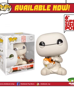 FUNKO Pop! Disney: Big Hero 6 - Baymax With Cat 6" Inch (Exclusive)