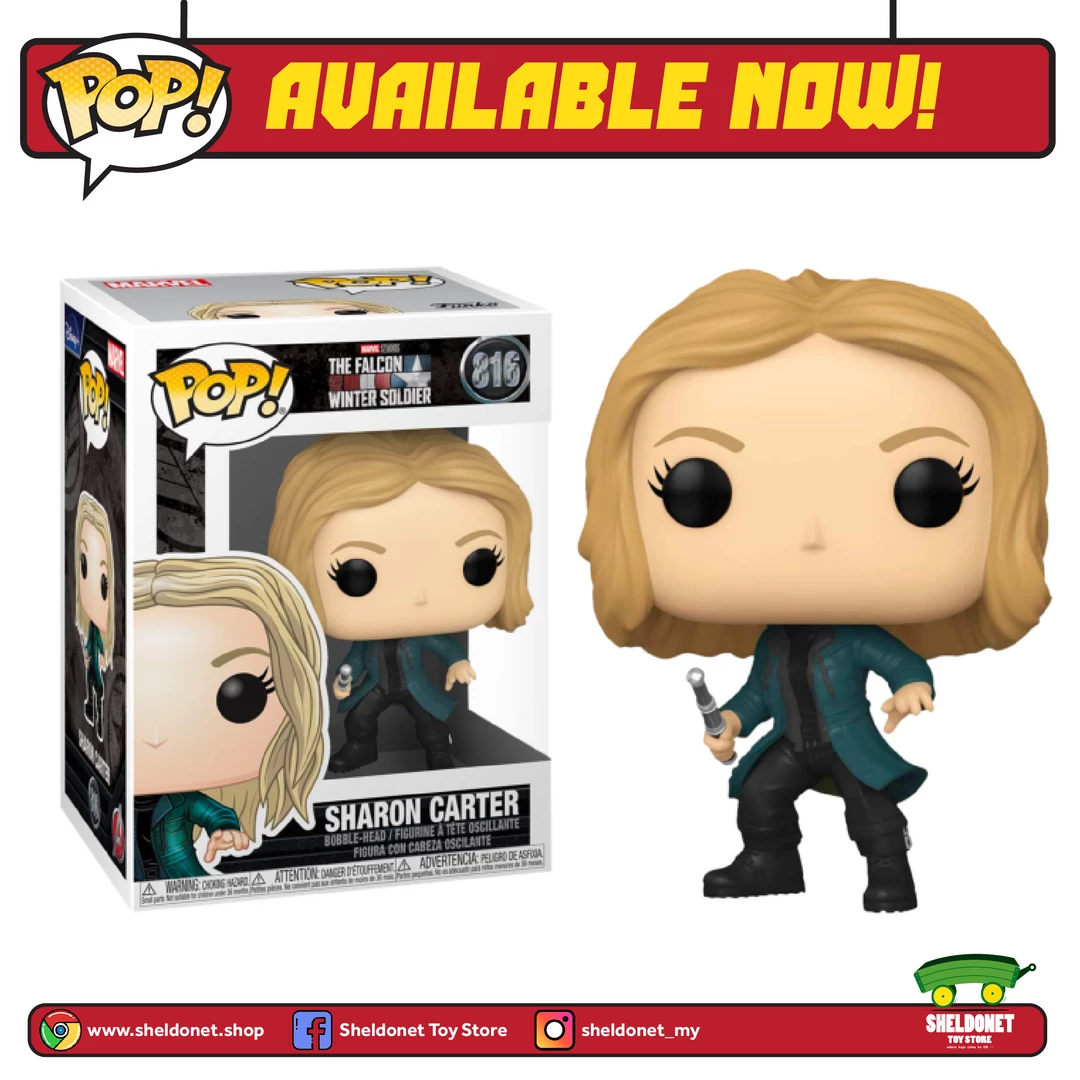 FUNKO Pop! Marvel: The Falcon & The Winter Soldier - Sharon Carter 3 FUNKO Pop! Marvel: The Falcon & The Winter Soldier - Sharon Carter