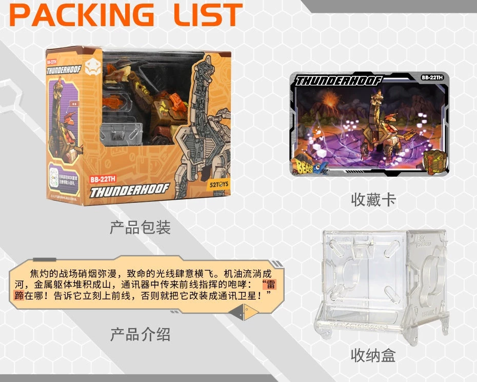 52Toys: Beastbox - (BB-22TH) THUNDERHOOF -雷蹄 6 52Toys: Beastbox - (BB-22TH) THUNDERHOOF -雷蹄