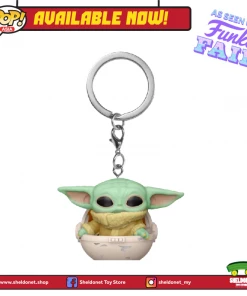 FUNKO [IN-STOCK] Pocket Pop! Keychain: The Mandalorian - The Child (Baby Yoda) With Hover Pram