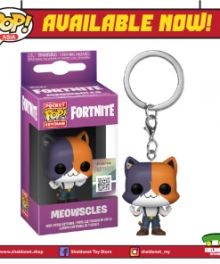 FUNKO Pocket Pop! : Fortnite - Meowscles Pocket POP! Keychain