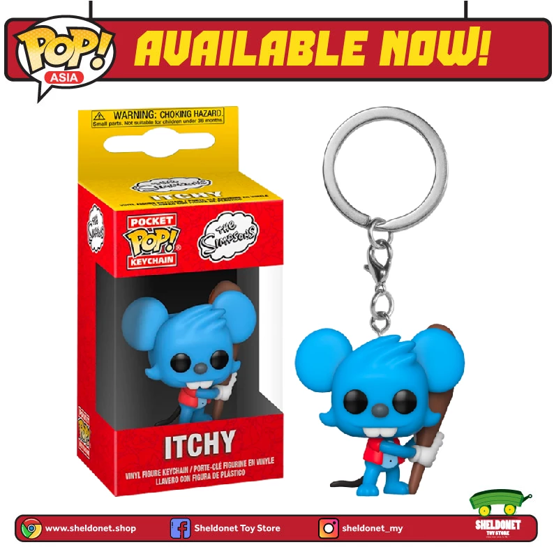 FUNKO Pocket Pop! : The Simpsons - Itchy 3 FUNKO Pocket Pop! : The Simpsons - Itchy