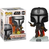 FUNKO Pop! Star Wars: The Mandalorian - Mandalorian Flying With Blaster (Glow In The Dark) [Exclusive]