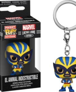 FUNKO Pocket Pop! Keychain: Marvel Luchadores - Wolverine