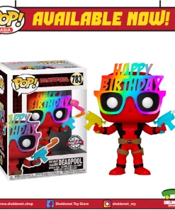 FUNKO Pop! Marvel: Deadpool 30th Anniversary - Birthday Glasses Deadpool (Exclusive)