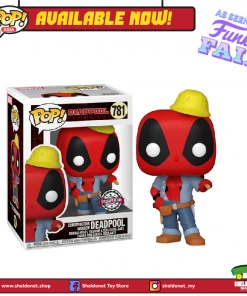 FUNKO Pop! Marvel: Deadpool 30th Anniversary - Construction Worker Deadpool [Exclusive]