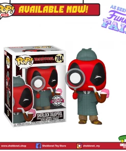 FUNKO Pop! Marvel: Deadpool 30th Anniversary - Sherlock Deadpool [Exclusive]