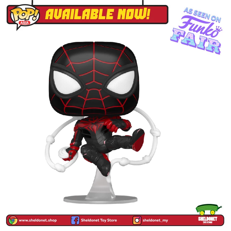 FUNKO Pop! Games: Miles Morales - Miles Morales In Advanced Tech Suit 3 FUNKO Pop! Games: Miles Morales - Miles Morales In Advanced Tech Suit