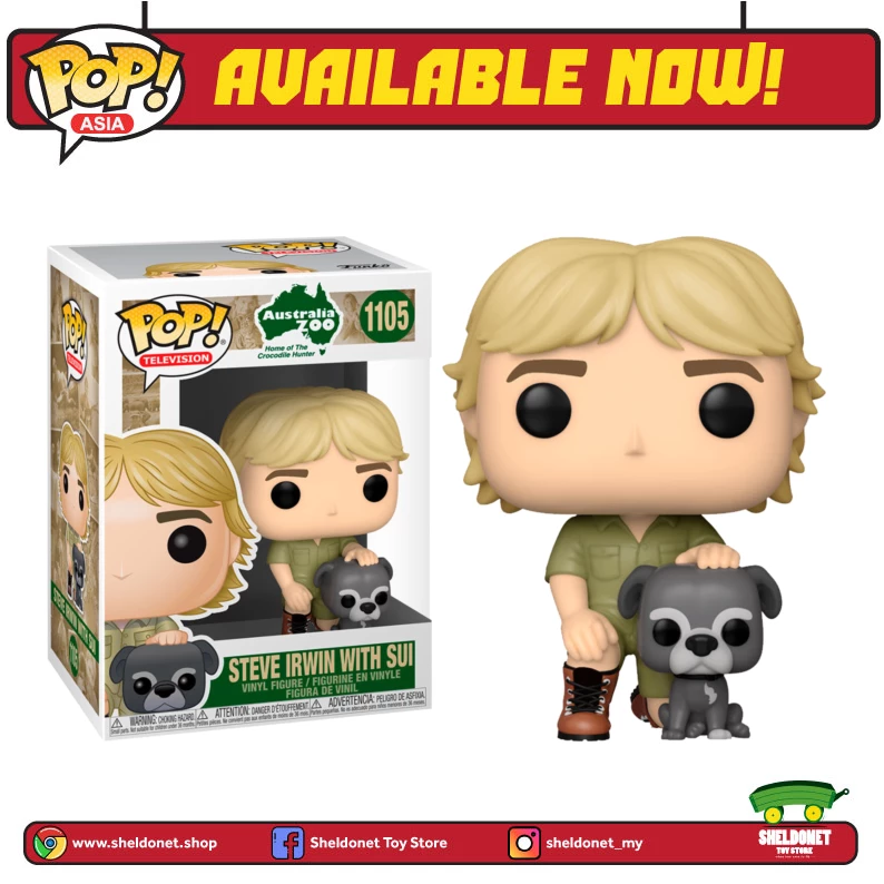 FUNKO Pop! TV: Crocodile Hunter - Steve Irwin With Sui 3 FUNKO Pop! TV: Crocodile Hunter - Steve Irwin With Sui