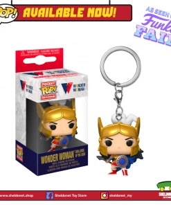 FUNKO [IN-STOCK] Pocket Pop! Keychain: DC Comics - Wonder Woman (Challenge Of The Gods)