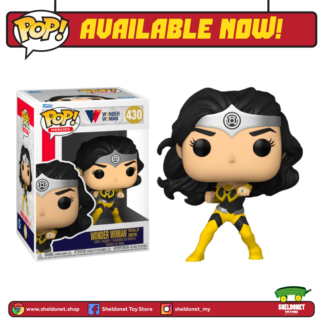 FUNKO Pop! Heroes: Wonder Woman 80th - Wonder Woman (The Fall Of Sinestro) 3 FUNKO Pop! Heroes: Wonder Woman 80th - Wonder Woman (The Fall Of Sinestro)