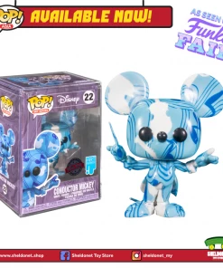 FUNKO Pop! Disney (Artist Series): Mickey Mouse - Conductor Mickey With Choice Of Pop! Protector (Exclusive)