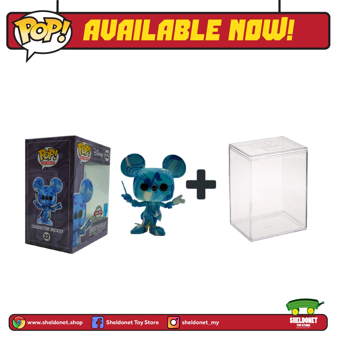 FUNKO Pop! Disney (Artist Series): Mickey Mouse - Conductor Mickey With Choice Of Pop! Protector (Exclusive) 5 FUNKO Pop! Disney (Artist Series): Mickey Mouse - Conductor Mickey With Choice Of Pop! Protector (Exclusive)