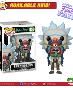 FUNKO [IN-STOCK] Pop! Animation: Rick And Morty - Rick With Glorzo
