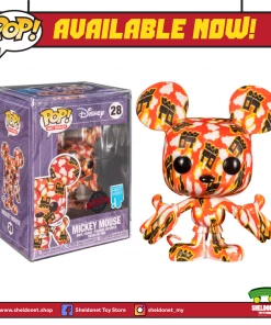 FUNKO Pop! Disney (Artist Series): Mickey Mouse - Mickey Mouse Trains (Prime Day 2021) With Choice Of Pop! Protector (Exclusive)